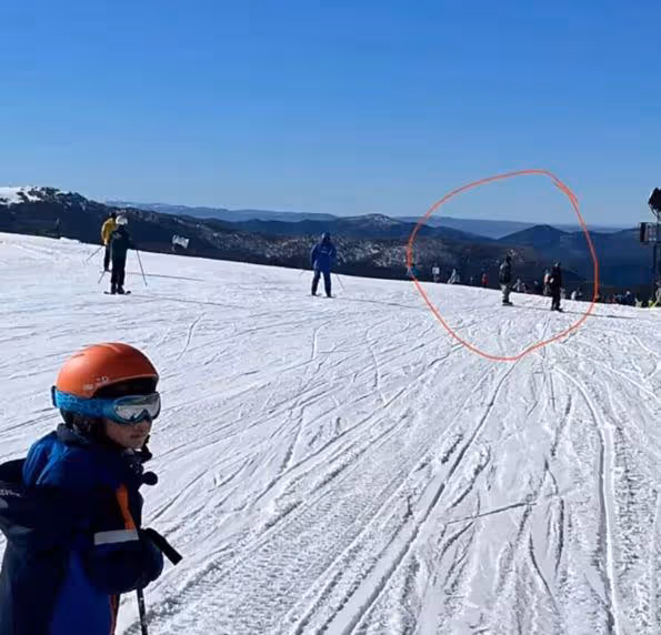 謝霆鋒父子澳洲滑雪被偶遇,Lucas技術被指太菜,只能在初級賽道
