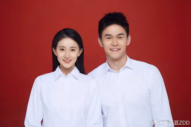 孫楊官宣與張豆豆結婚,甜蜜婚紗照曝光,男帥女美配一臉