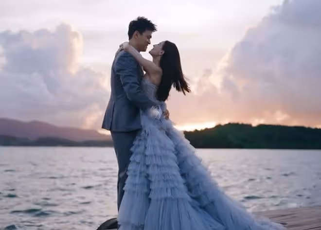 孫楊官宣與張豆豆結婚,甜蜜婚紗照曝光,男帥女美配一臉
