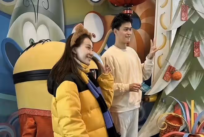 孫楊官宣與張豆豆結婚,甜蜜婚紗照曝光,男帥女美配一臉