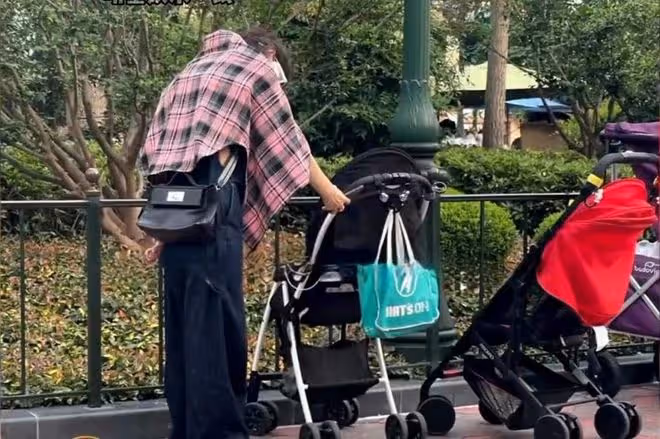 趙麗穎打扮樸素坐大奔,素顏全程用手語溝通,和身旁幼童寵溺互動