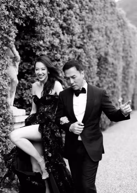 甄子丹汪詩詩補辦婚禮,慶祝結婚20周年,王寶強呂良偉等眾星雲集