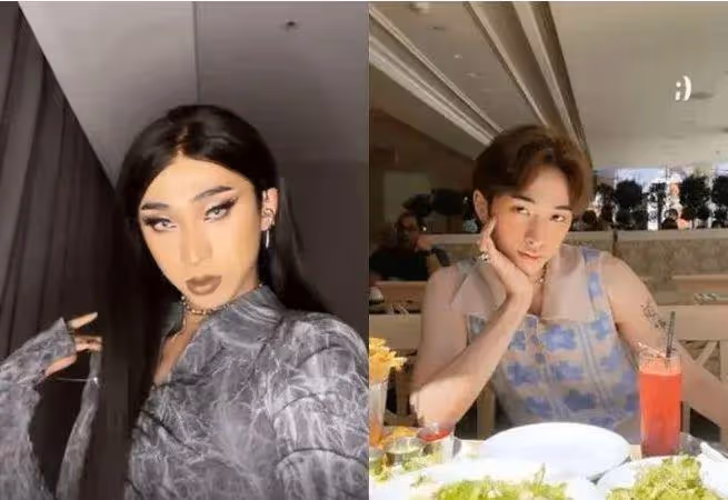 哈利泰國拍攝女裝寫真,伊能靜大方支持兒子,還幫忙安排攝影師