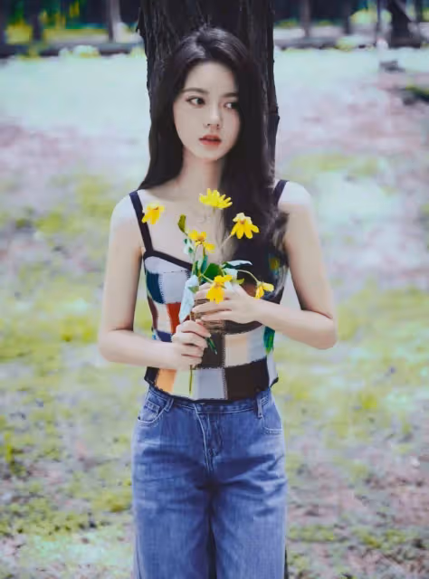 18歲趙今麥曬照,上大學後濃妝換成素顏,這顏值變化美翻了