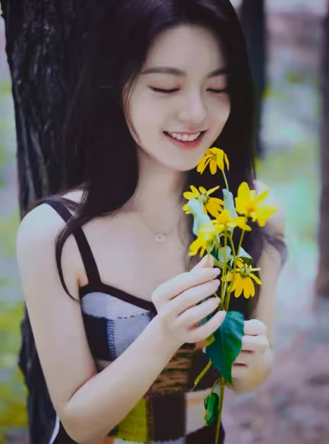 18歲趙今麥曬照,上大學後濃妝換成素顏,這顏值變化美翻了
