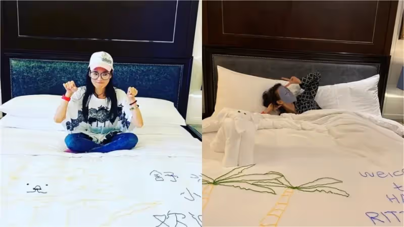 舒淇素顏嗑下午茶!「忘了加濾鏡」47歲真面目曝
