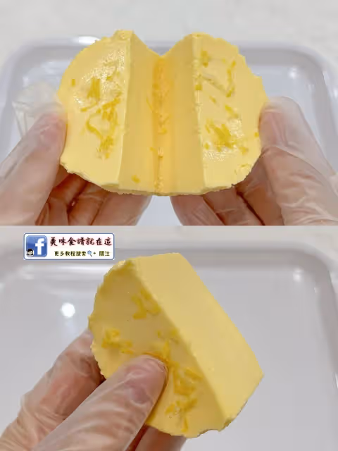 檸檬巴巴露亞,口感濃郁絲滑,酸酸甜甜,清新的檸檬🍋味