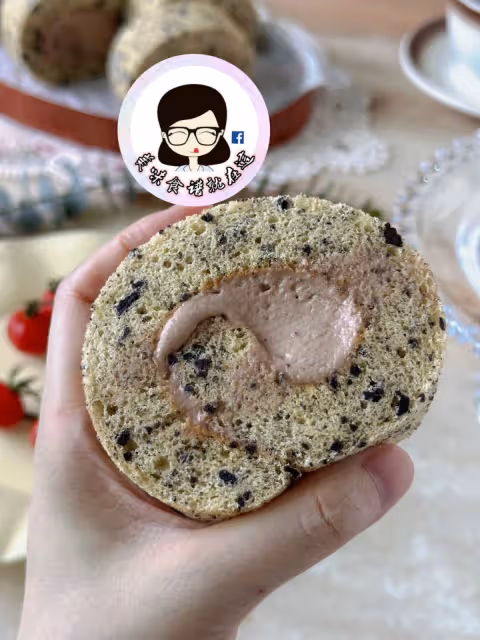 奧利奧蛋糕卷🍪可可咸奶油