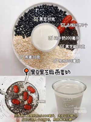 破壁機食譜｜6款好喝的早餐燕麥奶🥛暖心暖胃