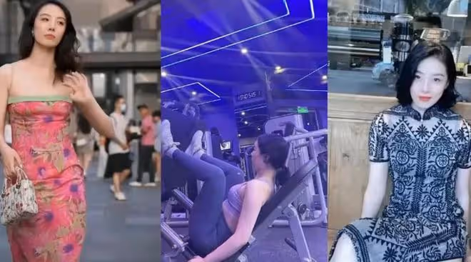 董思槿近況曝光,穿黑裙顴骨高聳被指尖酸,頻去健身房疑重找金主