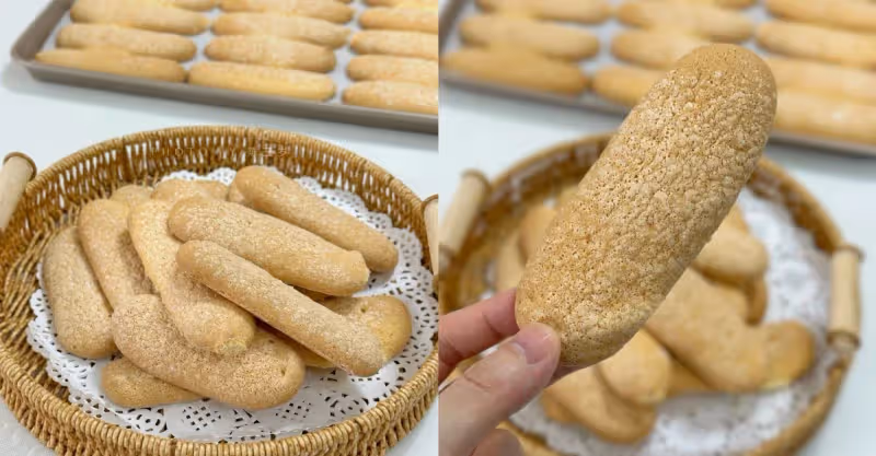 手指餅乾🍪自製追劇小零食🥣附大分量配方