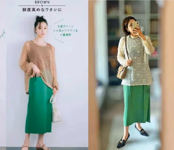 40歲還不會打扮怎麼辦？這個姐姐11模仿日雜，穿得時髦減齡
