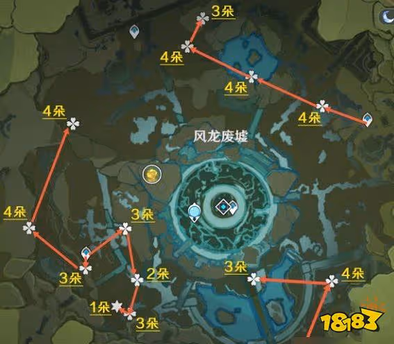 原神風車菊採集地點位置有哪些 風車菊收集路線圖