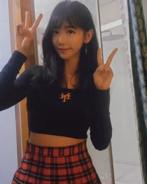 韓國網紅柳允進,甜美可愛的小清新女神