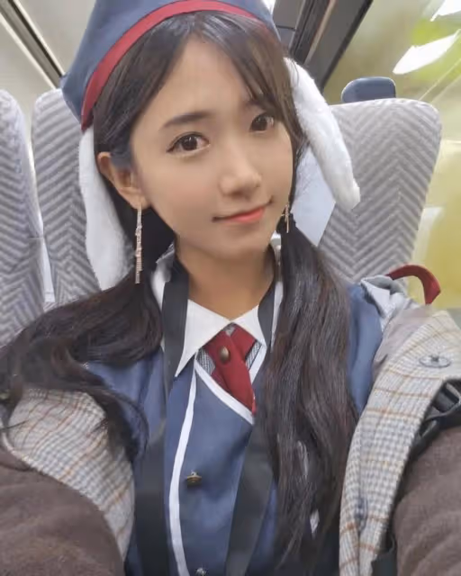 韓國網紅柳允進,甜美可愛的小清新女神
