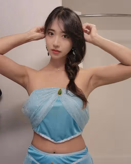 韓國網紅柳允進,甜美可愛的小清新女神