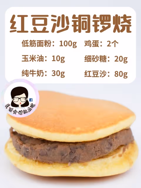六款日式銅鑼燒做法，一次就成功
