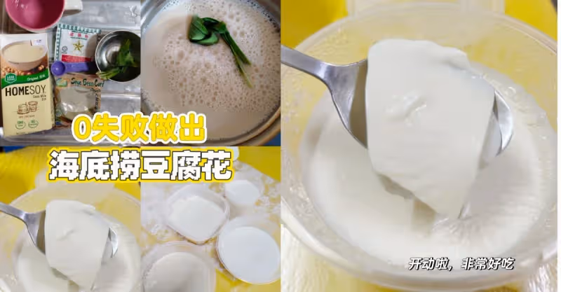 零失敗簡單做出【海底撈同款豆腐花】㊙️