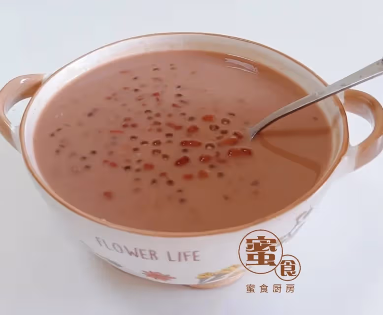 #奶香紅豆西米露#女孩夏天就要多吃紅豆,讓臉上紅潤潤‼️👍
