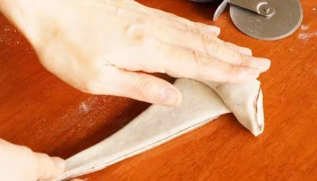 無油巧克力大理石牛角麵包，操作簡單全程免揉~
