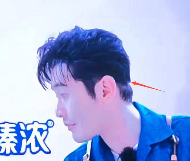 黃曉明《中餐廳》假髮套穿幫,脖子上方頭髮奇怪,像戴了一頂帽子
