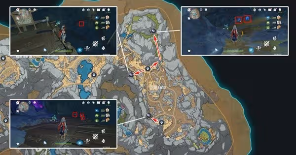 《原神》3.8版本夜泊石收集路線分享