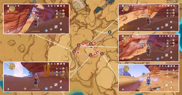 《原神》3.8版本赤念果採集路線分享