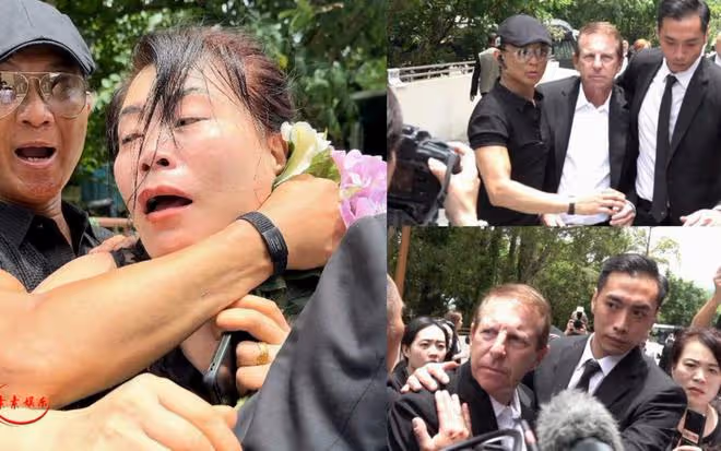 500位歌迷到火葬場圍堵李玟老公,大家情緒激動拿鮮花砸他