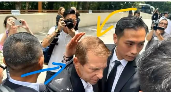 李玟老公神情哀傷,現身李玟出殯現場被圍堵,他說我愛李玟一輩子
