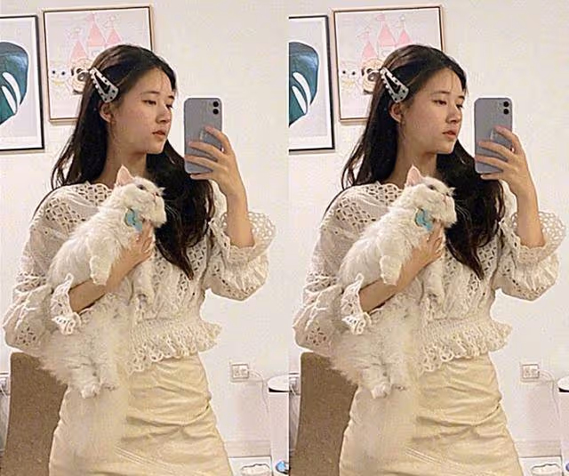 本以為趙露思是小胖子,看到她和蔣依依的合照後,才知道她有多瘦