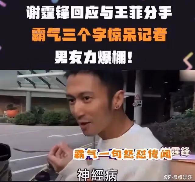 謝霆鋒為何不和王菲結婚?說出來,你也許都不信