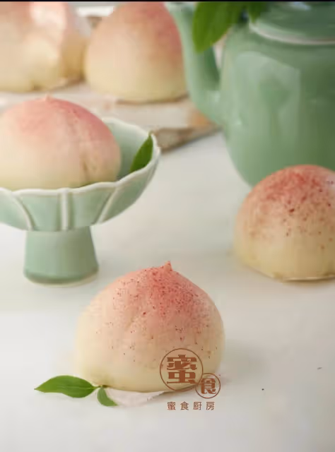 長的很像桃的🍑陳皮豆沙壽桃🍑