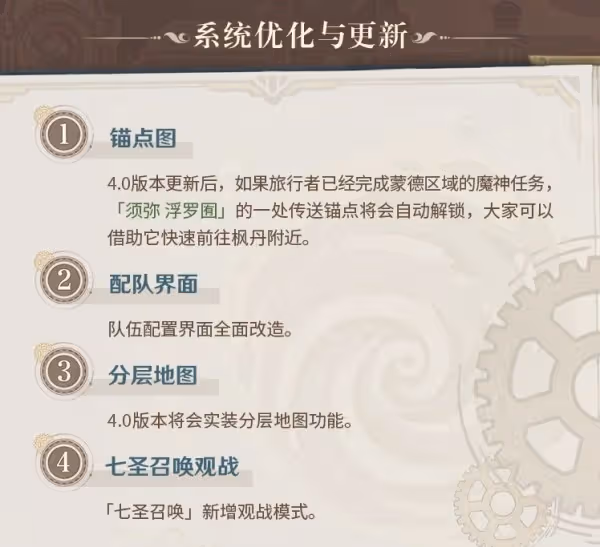 《原神》4.0版本前瞻節目內容匯總