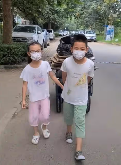 劉和剛攜妻兒去東北度假!老婆素顏膚白貌美,倆兒女和爸爸如複製
