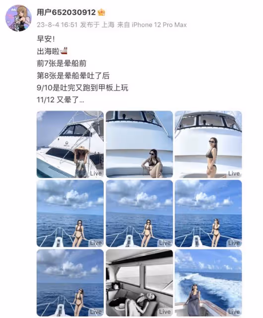 周揚青曬比基尼遊艇照,秀豐腴身材與海豚共游,膝蓋受傷惹粉絲擔憂