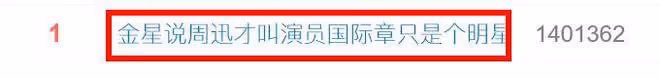 金星公開嘲諷章子怡，暗諷其演技差，兩人恩怨過往被深扒