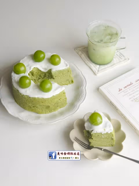 斑斕豆腐輕蛋糕·無油無糖