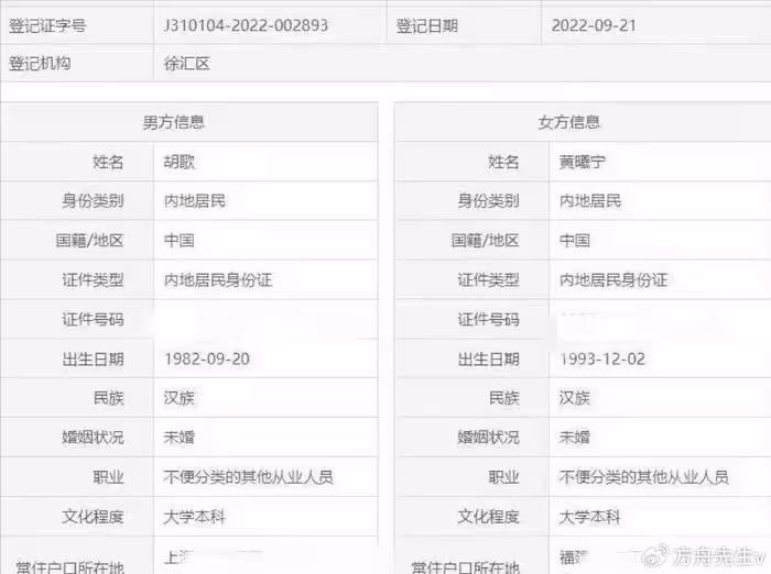胡歌90後妻子罕見素顏現身,剪短髮穿著樸素,產後半年身材恢復如初