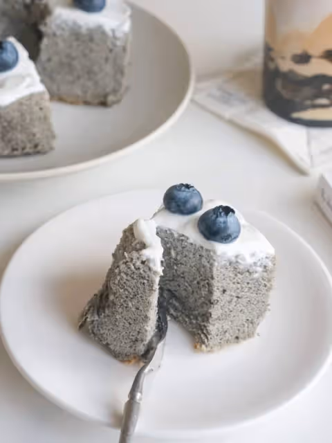 低脂甜品🍰黑芝麻豆腐輕蛋糕🔸無油無糖‼️