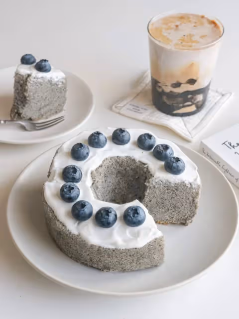 低脂甜品🍰黑芝麻豆腐輕蛋糕🔸無油無糖‼️