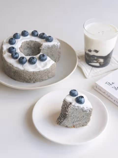 低脂甜品🍰黑芝麻豆腐輕蛋糕🔸無油無糖‼️