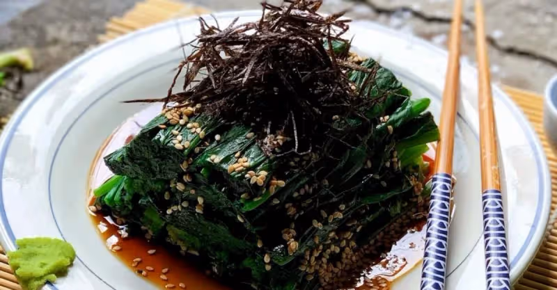 【🏮和風汁浸菠菜】，夏日必吃的懶人快手涼菜‼️😋