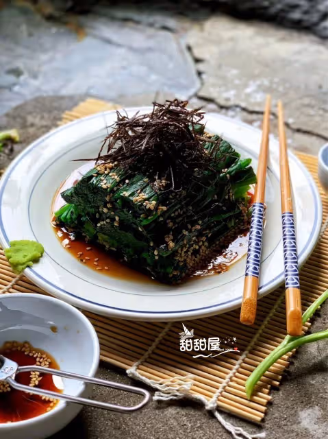 【🏮和風汁浸菠菜】,夏日必吃的懶人快手涼菜‼️😋