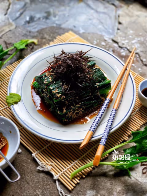 【🏮和風汁浸菠菜】,夏日必吃的懶人快手涼菜‼️😋