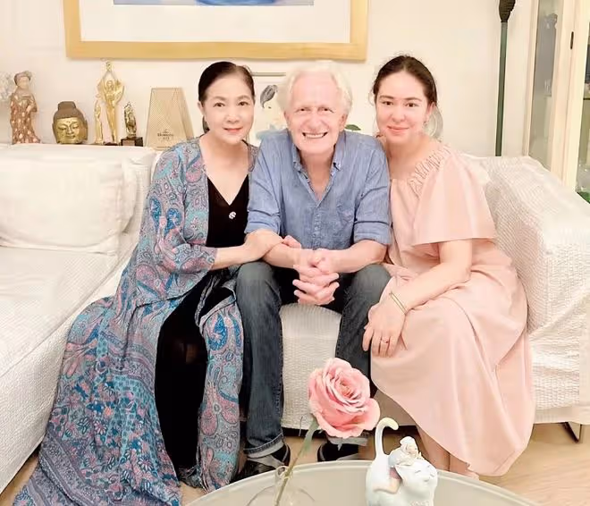 沈丹萍開香檳歡迎女兒回娘家,混血愛女像德國爸!曾不滿女婿家境