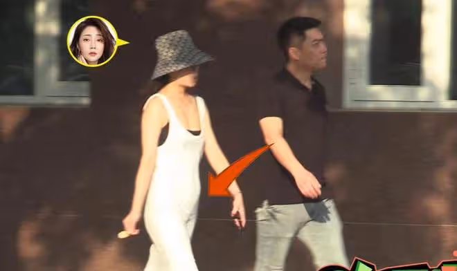 殷桃疑和中年商務男同居,親密搭肩男方長相平平,小腹被指隆起