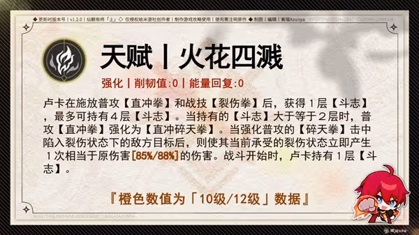 《崩壞:星穹鐵道》1.2下半盧卡培養指南