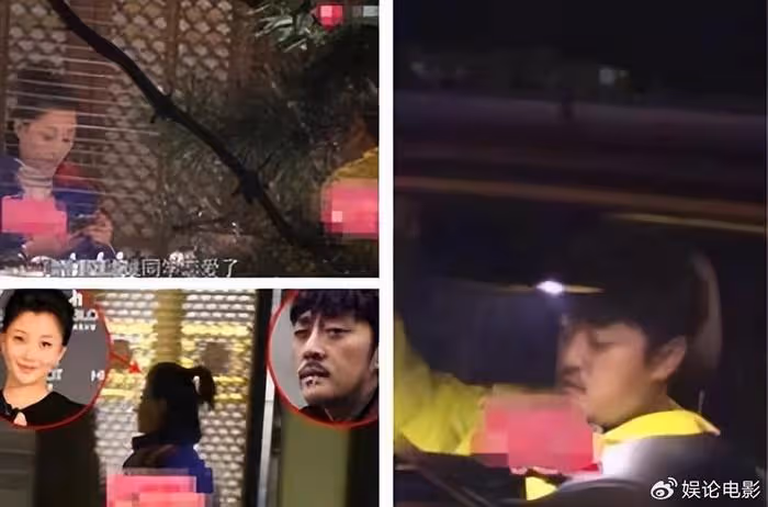 43歲殷桃疑新戀情被曝,和男子親密出行小腹微凸,近期還曬腹肌