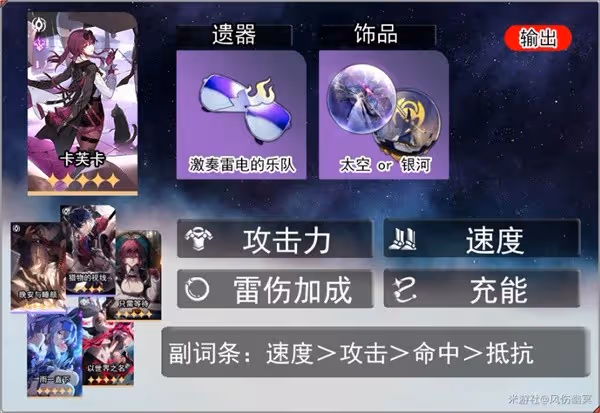 《崩壞:星穹鐵道》卡芙卡全方位培養心得