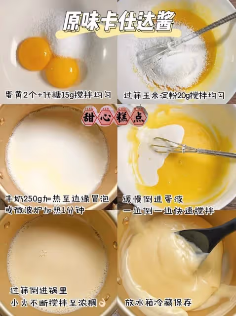 無油低卡‼️6種卡仕達醬🍰甜品萬用零基礎get